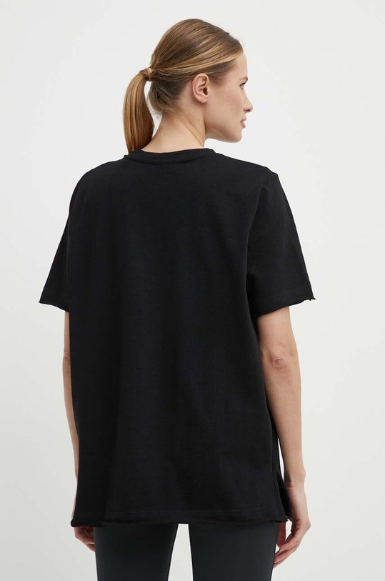 Odzież Guess t-shirt bawełniany ATHENA V4GI12.KC641 czarny