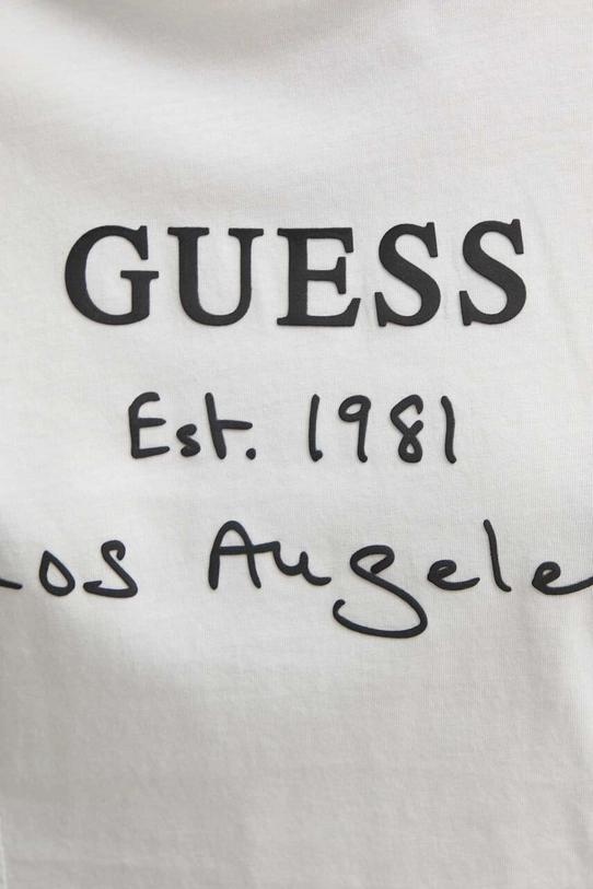 Guess t-shirt bawełniany DAKOTA V4GI13.JA914 beżowy