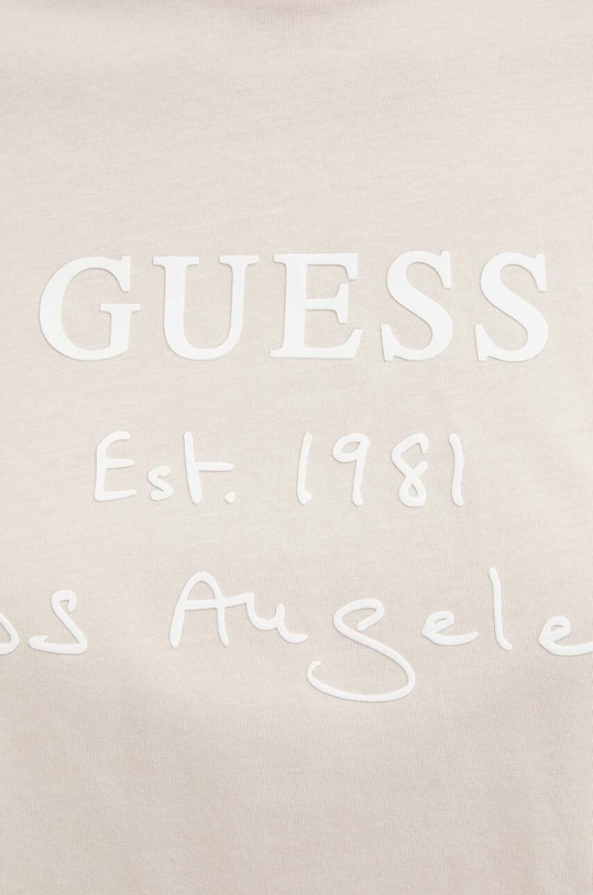 Bavlněné tričko Guess DAKOTA V4GI13.JA914 béžová