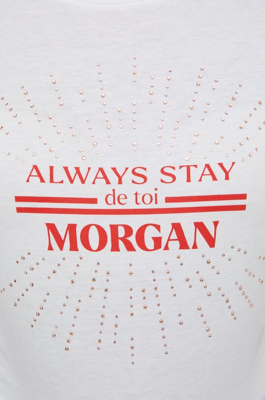 Футболка Morgan DANAE DANAE.OFF.WHITE білий