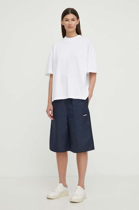 Βαμβακερό μπλουζάκι Lovechild 24.2.505.2000 λευκό SS24