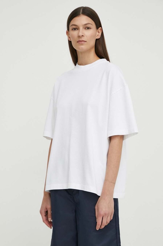 Ρούχα Βαμβακερό μπλουζάκι Lovechild 24.2.505.2000 λευκό