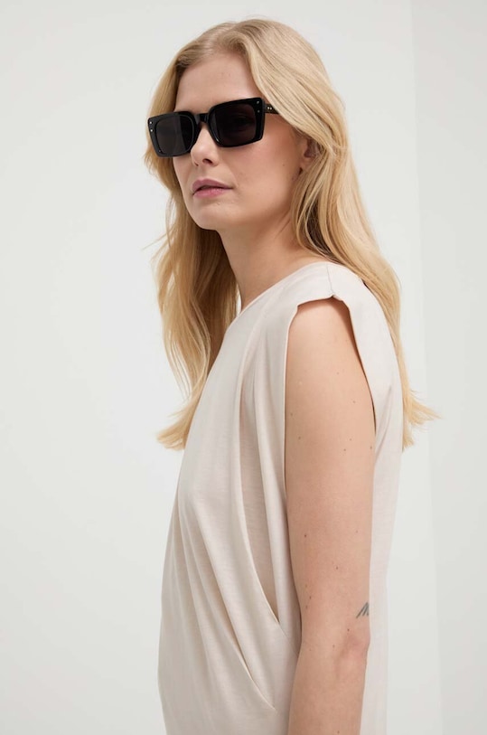 Бавовняний топ Marella бавовна бежевий 2413941095200