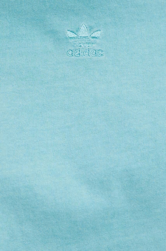 adidas Originals tricou din bumbac IR5994 albastru