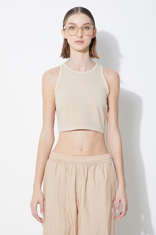 Top adidas Originals slim bež IR5996