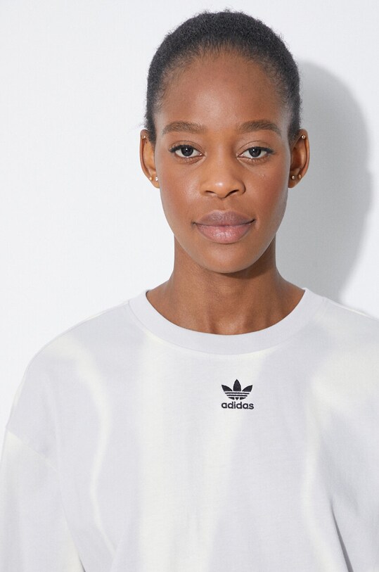 adidas Originals cotton t-shirt IU2481 gray