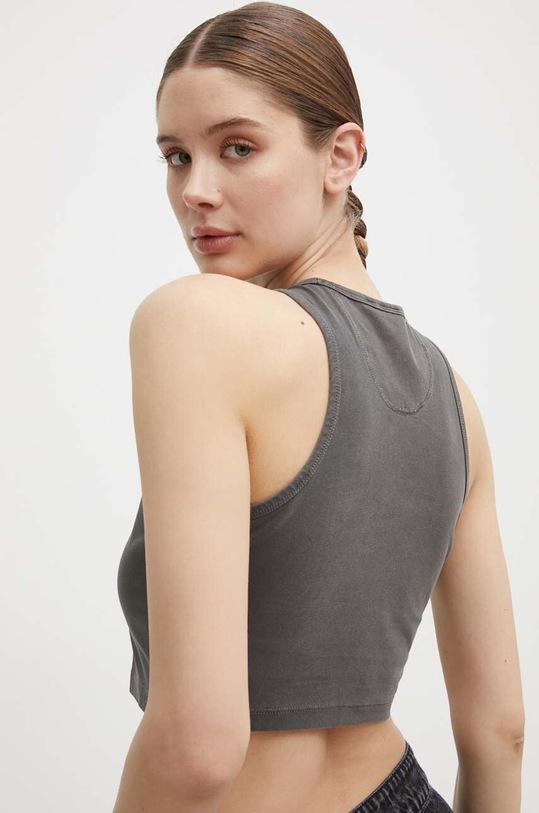 Oblečení Top adidas Originals IU2709 šedá