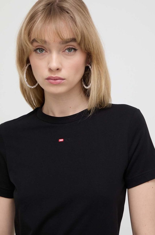 Diesel t-shirt in cotone nero A06416.0HFAX