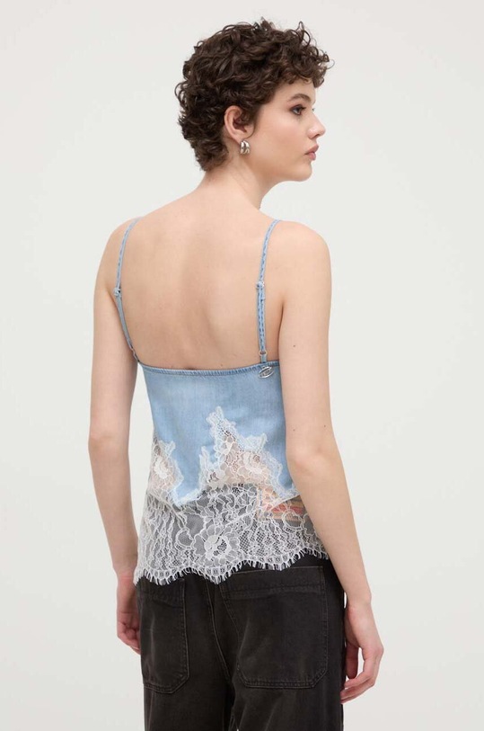 Oblečení Džínový top Diesel DE-MONY-S TOP A12805.0JGAH modrá