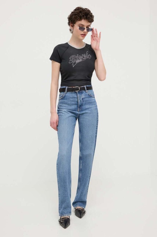 Diesel t-shirt T-VINCIE A12982.0KLAI szary SS24