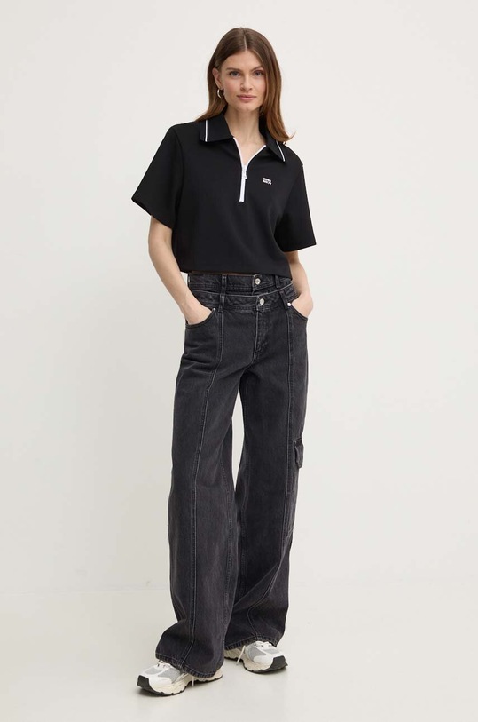 Miss Sixty polo SJ3570 S/S T-SHIRT 6L2SJ3570000 czarny SS24