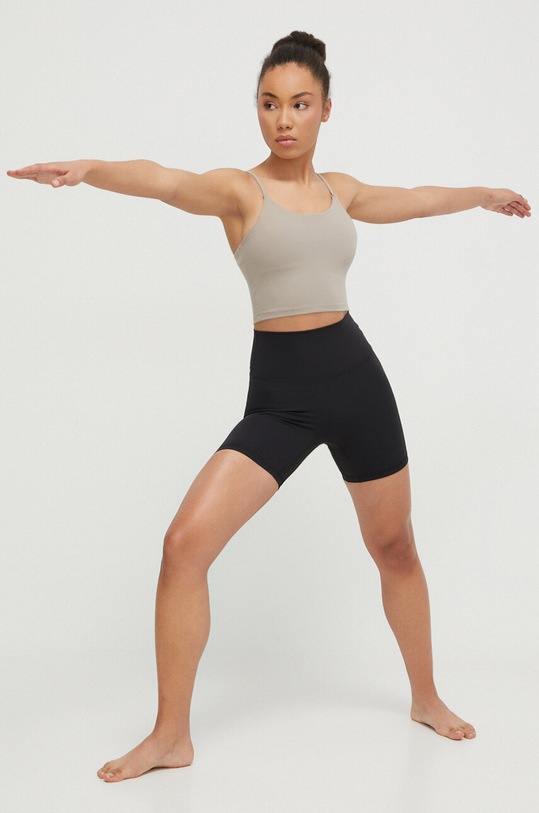 Топ для йоги JOYINME Alive slim сірий Top.Alive.Warm.beige