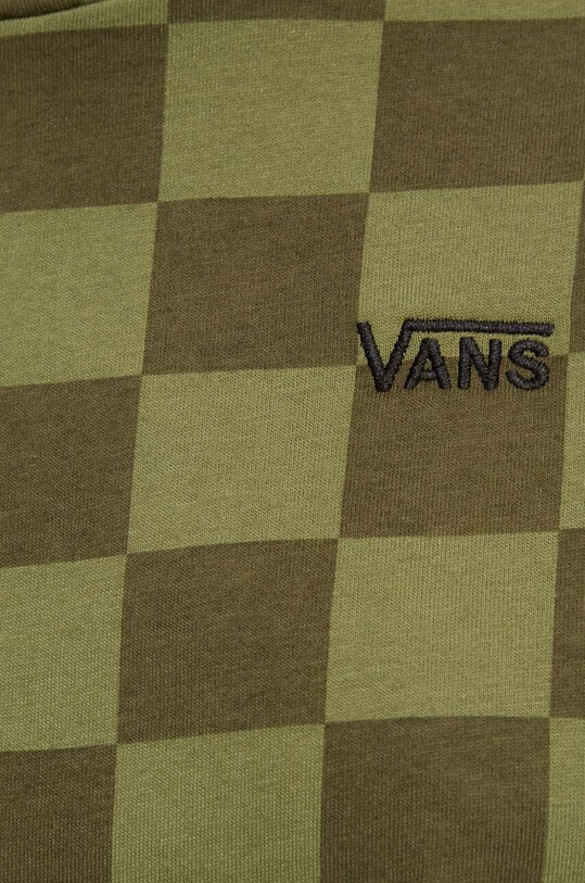 Βαμβακερό μπλουζάκι Vans VN000GB5AMB1 πράσινο