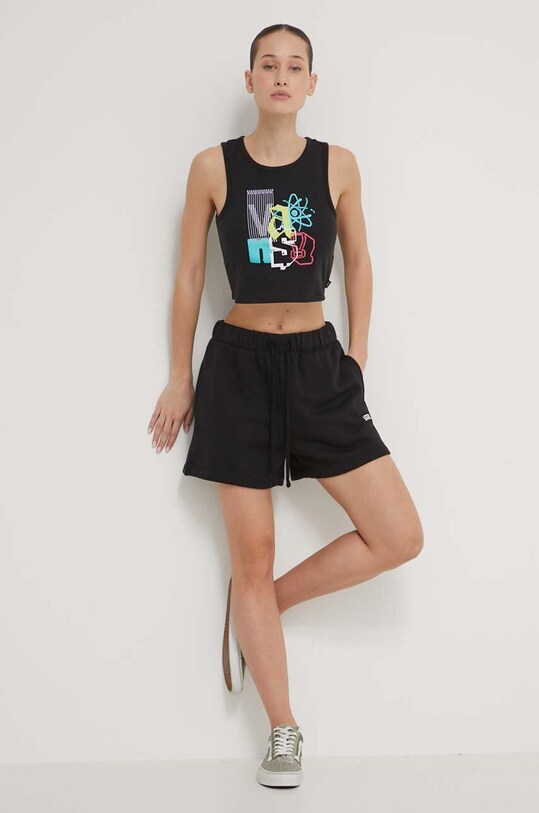 Vans top din bumbac VN000GZWBLK1 negru SS24