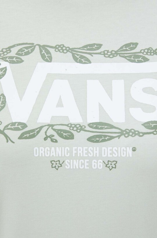 Vans tricou din bumbac VN000GH4CHF1 verde