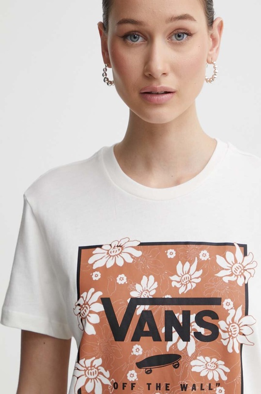 Vans pamut póló bézs VN000GGWFS81