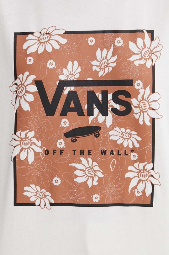 Vans pamut póló VN000GGWFS81 bézs