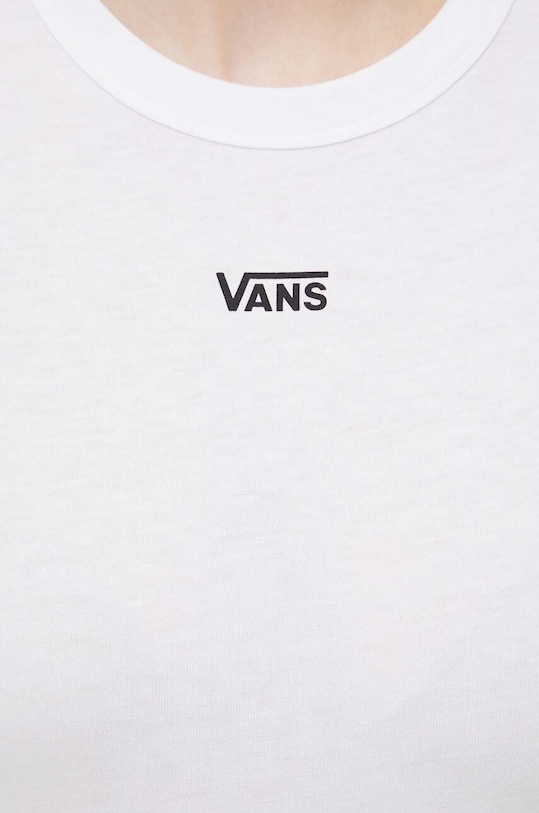 Vans tricou din bumbac VN000JDQWHT1 alb