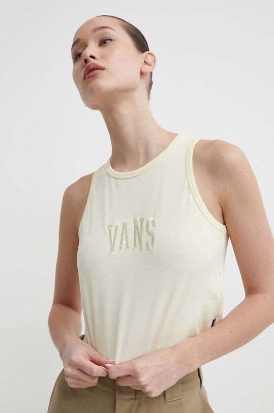 Vans top imprimeu galben VN0007EUCR11