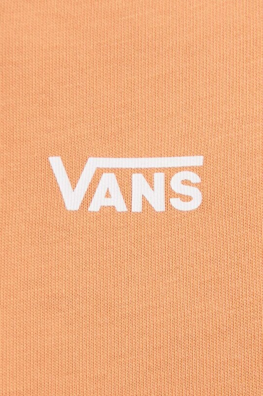 Bavlnené tričko Vans VN000JDQCR51 oranžová