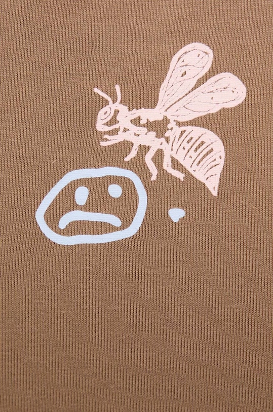 Vans top din bumbac VN000GJYYJ21 maro