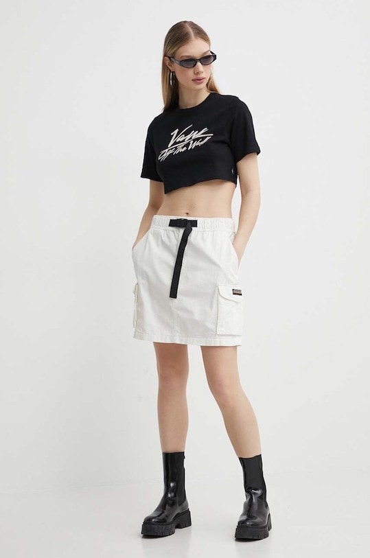 Bavlnené tričko Vans VN000GJ1BLK1 čierna SS24