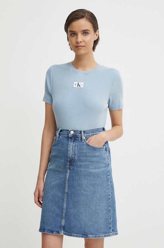 Μπλουζάκι Calvin Klein Jeans μπλε J20J223092