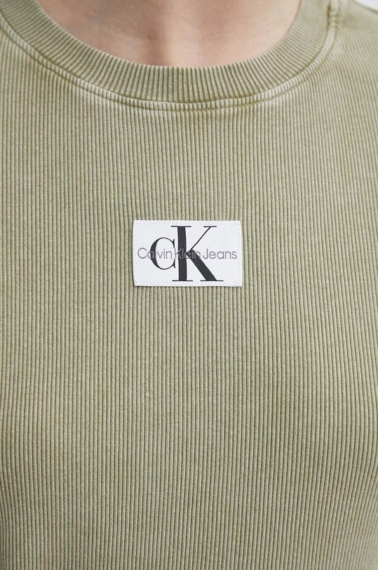 Μπλουζάκι Calvin Klein Jeans J20J223092 πράσινο