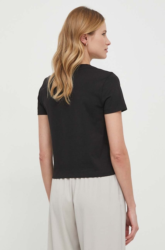 Хлопковая футболка Calvin Klein Jeans J20J223113 чёрный SS25