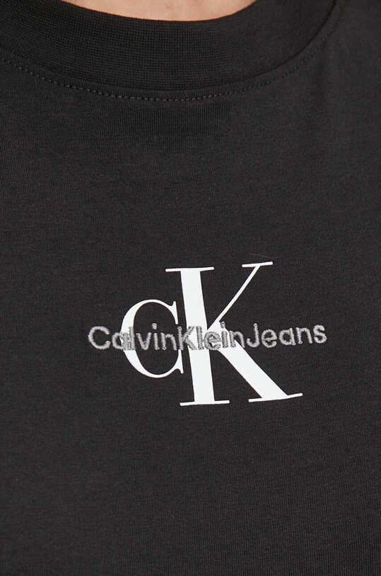 Бавовняна футболка Calvin Klein Jeans чорний J20J223113