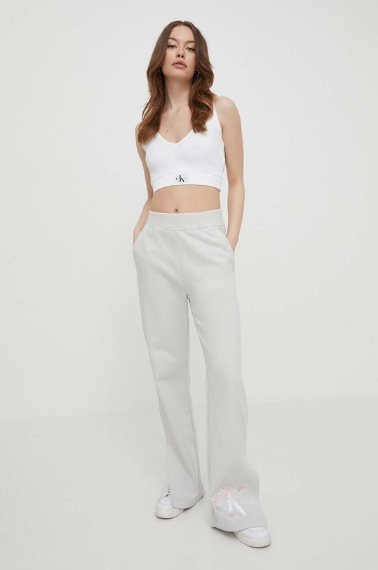 Top Calvin Klein Jeans J20J223356 λευκό SS24