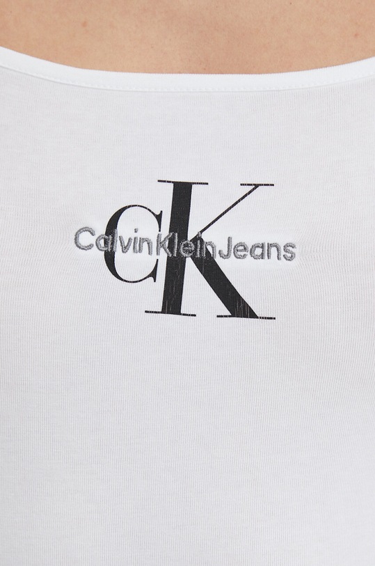 Κορμάκι Calvin Klein Jeans λευκό J20J223421