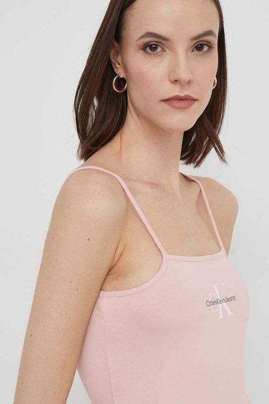 Боді Calvin Klein Jeans рожевий J20J223421