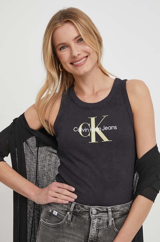 Top Calvin Klein Jeans γκρί J20J223160