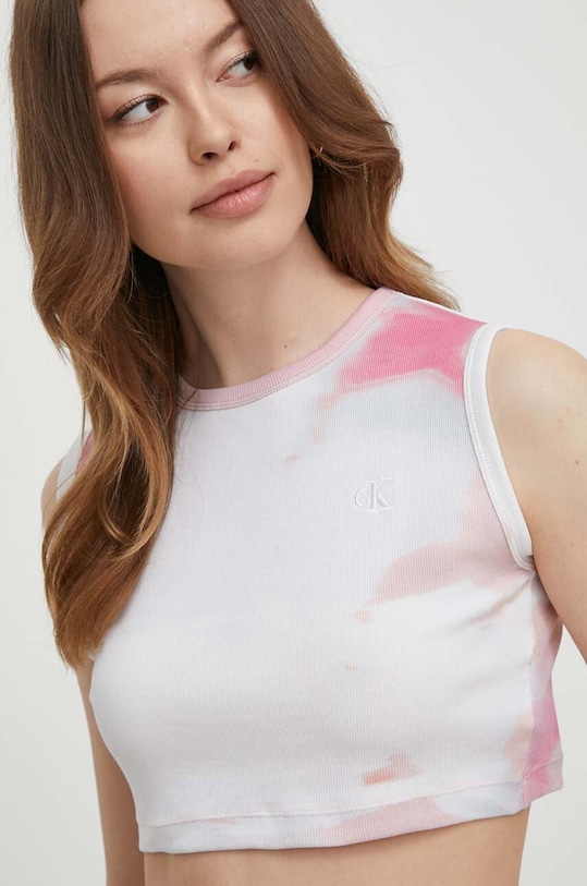 Top Calvin Klein Jeans με ελαστάν πολύχρωμο J20J223163