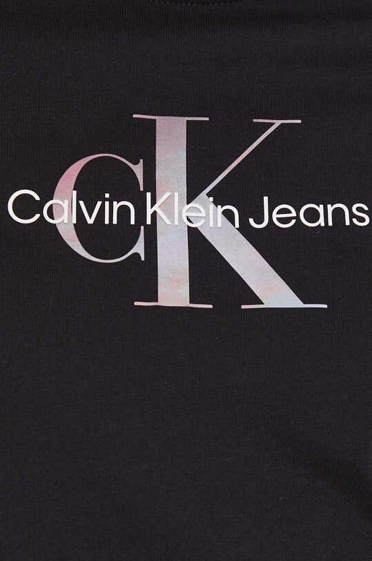 Бавовняна футболка Calvin Klein Jeans чорний J20J223264