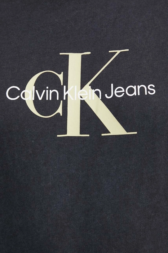 Бавовняна футболка Calvin Klein Jeans чорний J20J223272