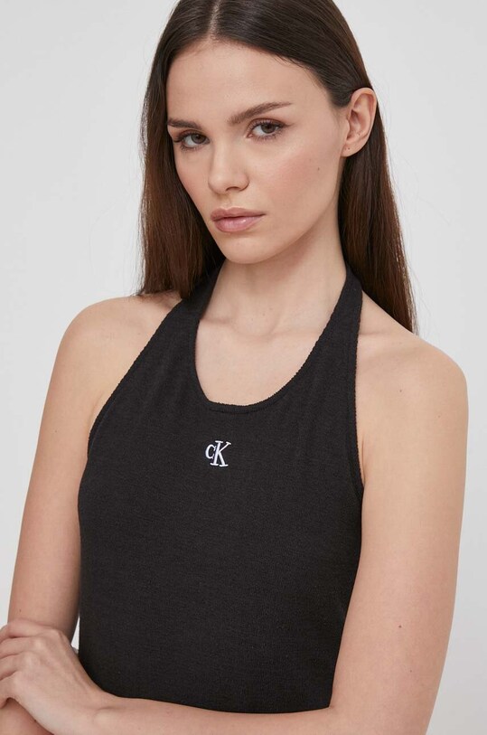 Топ Calvin Klein Jeans slim чёрный J20J223101