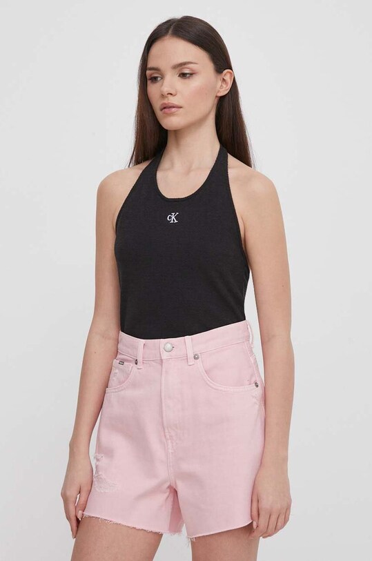 Топ Calvin Klein Jeans чёрный J20J223101