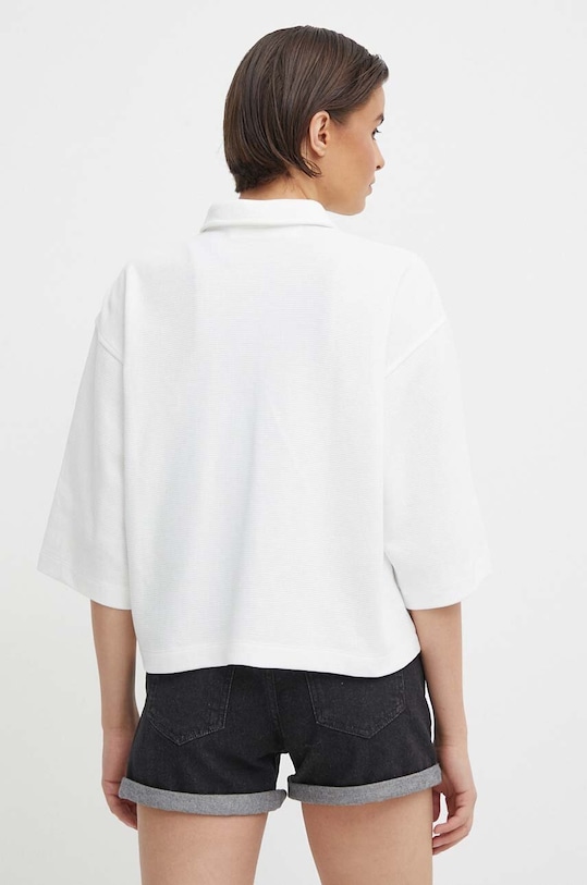 Odzież Calvin Klein Jeans koszula bawełniana J20J223360 biały