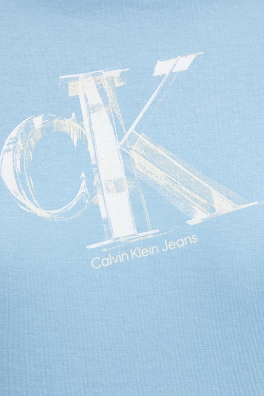 Calvin Klein Jeans t-shirt bawełniany niebieski J20J223165