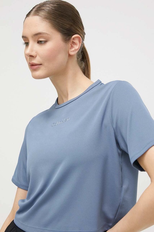 Tréninkové tričko Calvin Klein Performance modrá 00GWS4K204