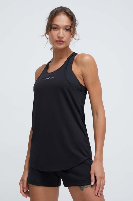 Calvin Klein Performance top de antrenament 00GWS4K205 negru SS24