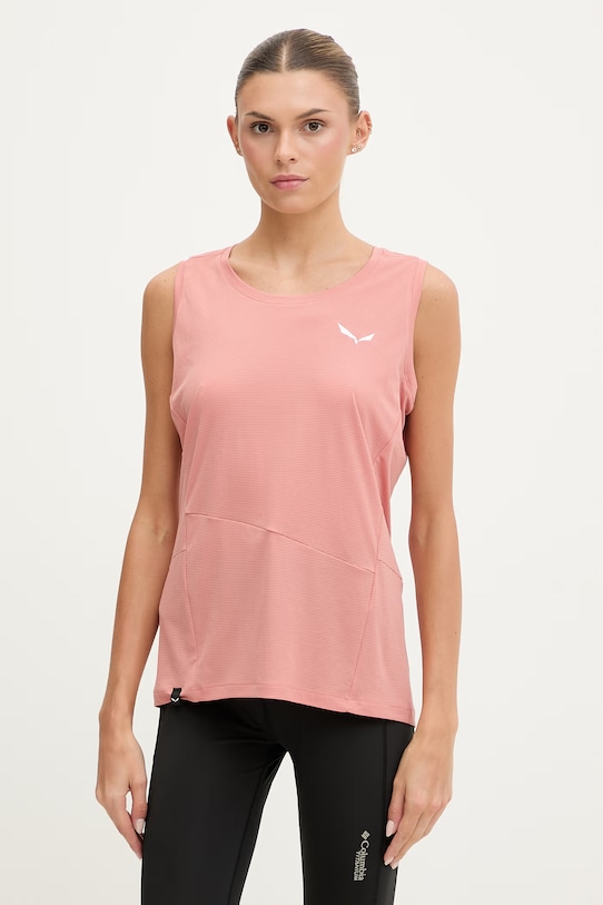 Salewa top sportowy Puez Sporty regular różowy 00.0000028634