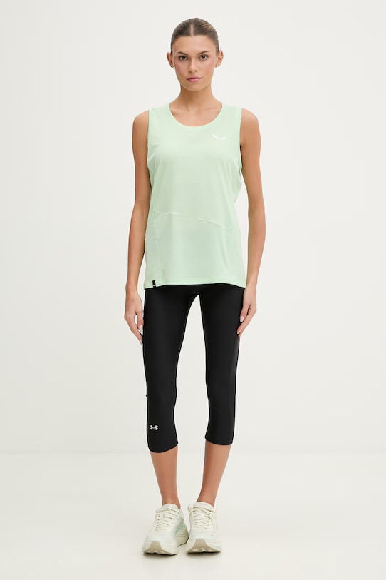 Salewa top sportowy Puez Sporty 00.0000028634 zielony SS26