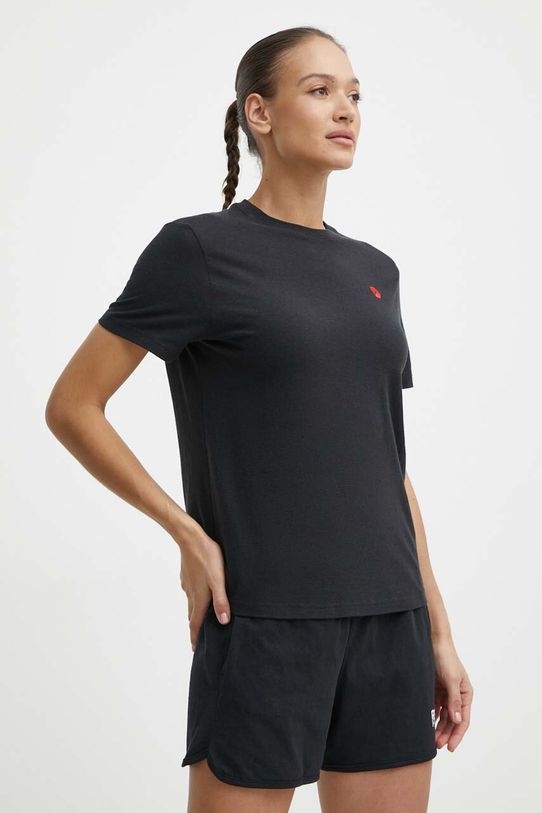 Tričko Fjallraven Hemp Blend T-shirt nášivka čierna F14600163.550
