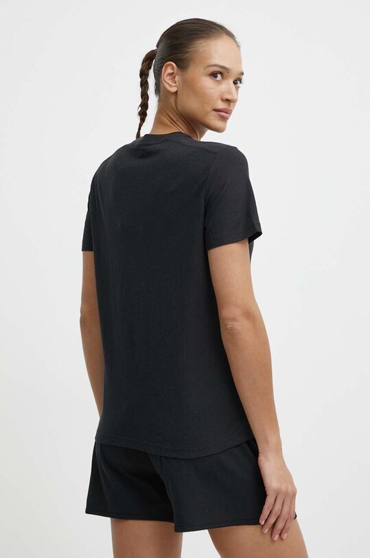 Fjallraven tricou Hemp Blend T-shirt F14600163.550 negru SS24
