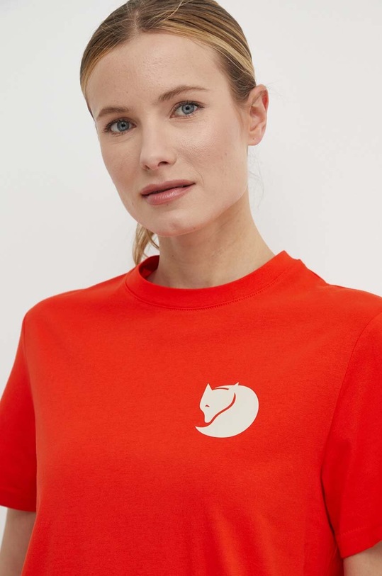 Тениска Fjallraven Walk With Nature оранжев F14600171.214