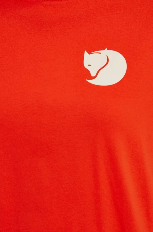 Тениска Fjallraven Walk With Nature F14600171.214 оранжев