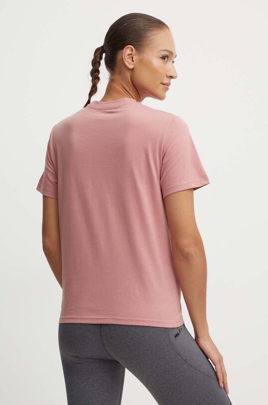 Odzież Fjallraven t-shirt Fox Boxy Logo F87153.300 różowy